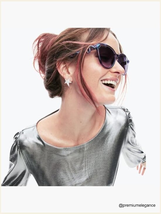 Vintage Cat Eye Sunglasses - 56mm Gradient Plastic Frame main image 5